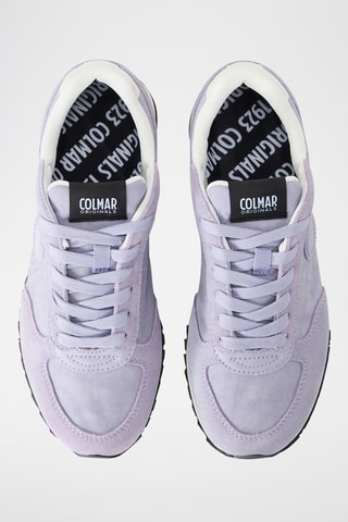 Baskets en nubuck - Mauve