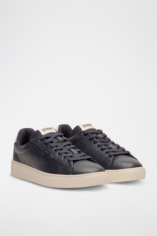 Baskets en cuir - Bleu marine