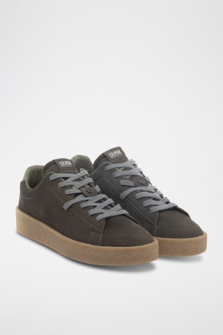 Baskets en cuir - Marron