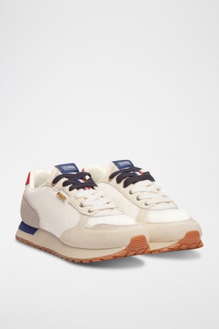 Baskets en nubuck - Blanc