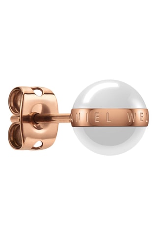 Puces Aspiration Earrings - Céramique et plaqué or rose