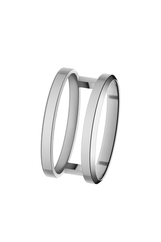 Bague Elan Dual Ring S 54 - Argenté
