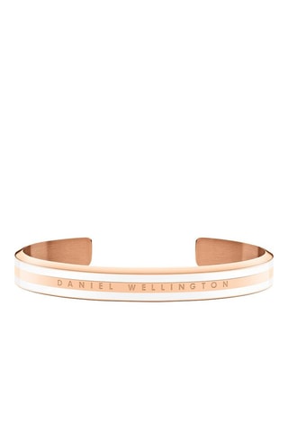 Jonc Emalie Medium - 
Doré rose et blanc