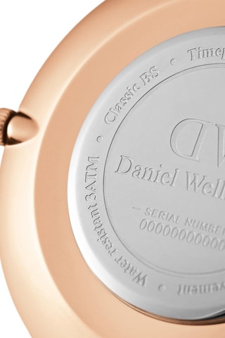 Montre à quartz en tissu et plaqué or rose Dover - 28 mm