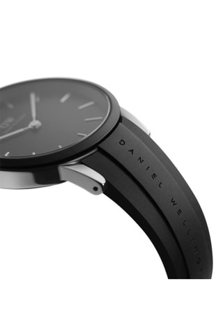 Montre à quartz en silicone Iconic Motion- 44 mm - Noir
