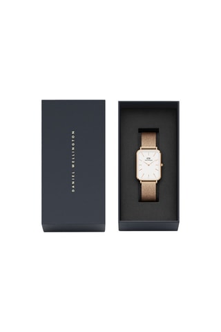 Montre à quartz en acier Quadro Pressed Melrose  29 x 36,5 mm - Doré