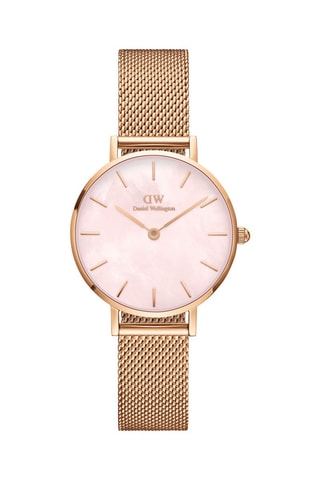 Montre à quartz en nacre Petite Melrose 28 mm - Doré rose et rose