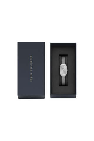 Montre à quartz en acier Quadro 20 x 26 mm - Argenté