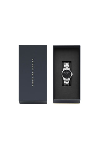 Montre en acier Iconic Link 28 mm - Argenté et noir