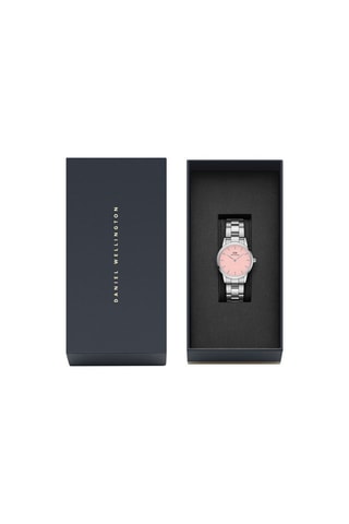 Montre à quartz en acier Iconic Link - 32 mm - Argenté et rose
