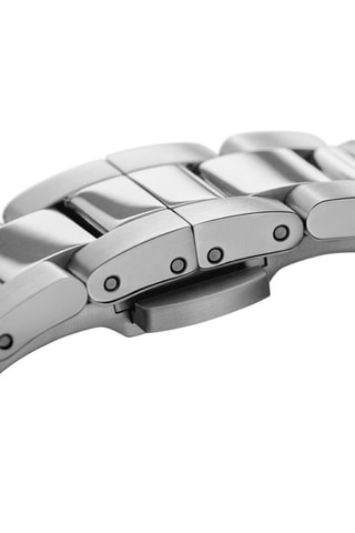 Montre à quartz en acier Iconic Link - Argenté et gris