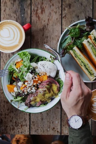 Montre à quartz en cuir Classic Bristol - Marron et argenté