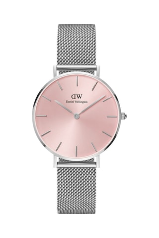 Montre à quartz en acier inoxydable Petite 32 Sterling - Argenté et rose