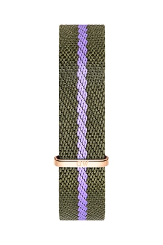 Montre à quartz en polyester Iconic 28 - Vert et violet