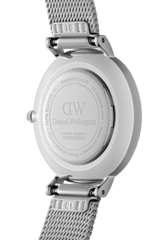 Montre à quartz en acier inoxydable Petite Roman - Argenté