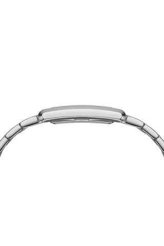 Montre à quartz en acier inoxydable Bound - Argenté et blanc