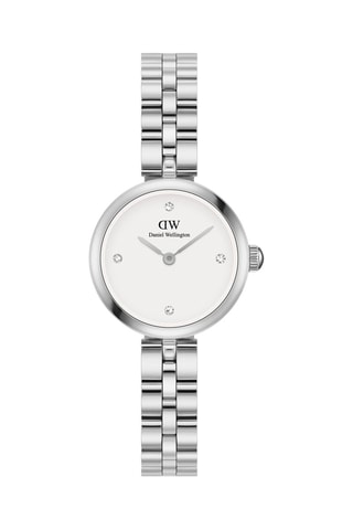 Montre à quartz en acier inoxydable Elan Lumine 22 - Argenté et blanc