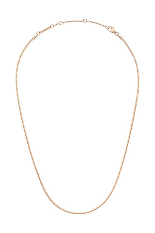 Collier Elan Flat Chain - Doré rose