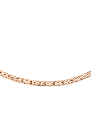 Collier Elan Flat Chain - Doré rose