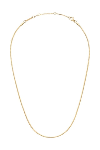 Collier Elan Flat Chain - Doré