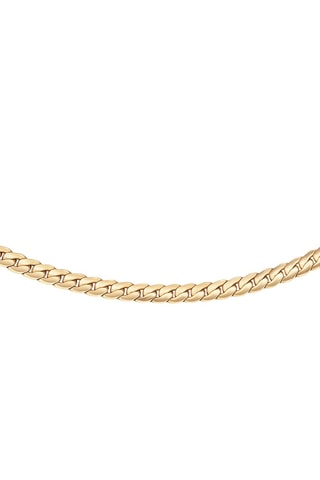 Collier Elan Flat Chain - Doré