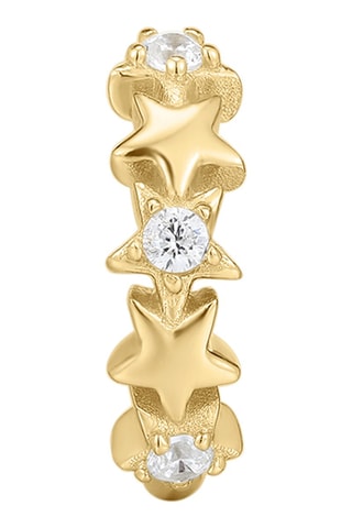 Argola de cartilagem Prata folheada a ouro amarelo