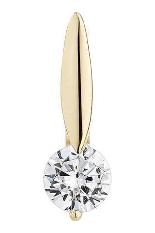 Argolas Mina 
Prata banhada a ouro amarelo e zircões