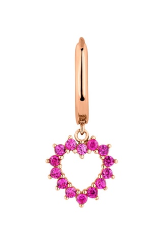 Argola 
Prata esterlina banhada a ouro fino rosa