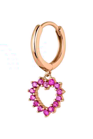 Argola 
Prata esterlina banhada a ouro fino rosa