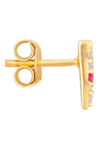 Brincos Prata folheada a ouro amarelo