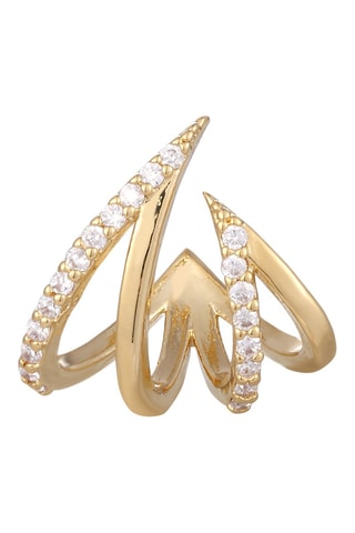 Brinco Prata folheada a ouro amarelo