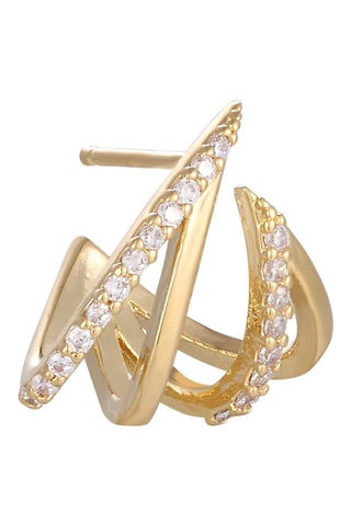 Brinco Prata folheada a ouro amarelo