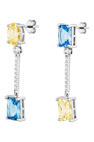 Brincos Prata e zircões