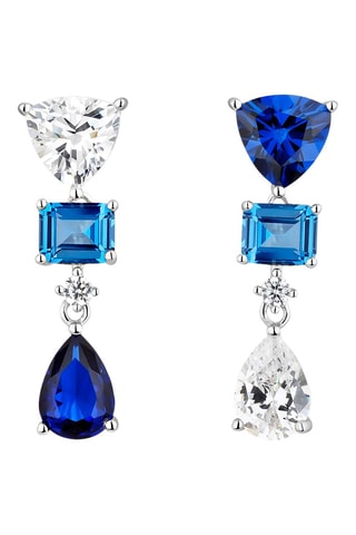 Brincos Prata e zircões