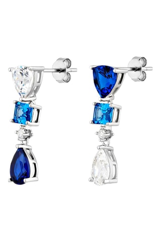 Brincos Prata e zircões