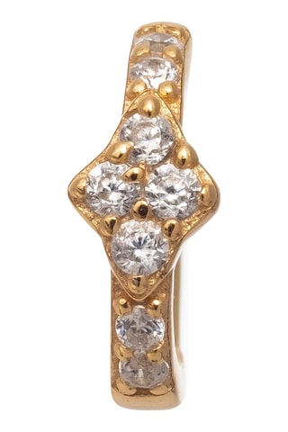 Argola Prata banhada a ouro amarelo