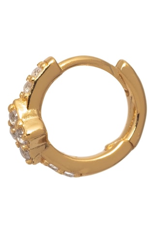 Argola Prata banhada a ouro amarelo