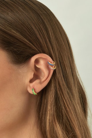 Argolas - Prata banhada a ouro amarelo