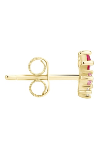 Brincos pequenos Sweet Buzz 
Prata banhada a ouro amarelo e zircões