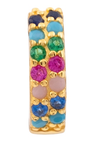 Argola Prata banhada a ouro amarelo