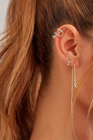 Argola Prata banhada a ouro amarelo