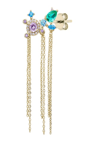 Brincos Hata - Prata, banhado a ouro amarelo