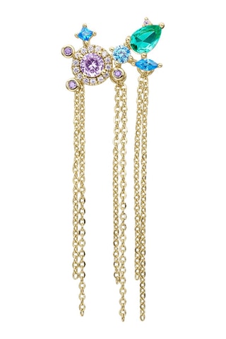 Brincos Hata - Prata, banhado a ouro amarelo