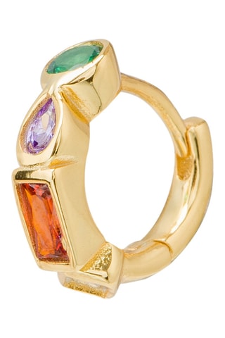 Argola de cartilagem Prata folheada a ouro amarelo