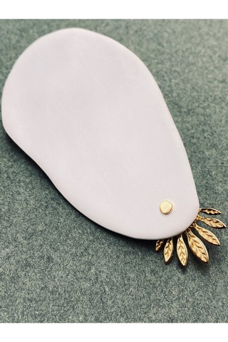 Brinco Prata banhada a ouro amarelo