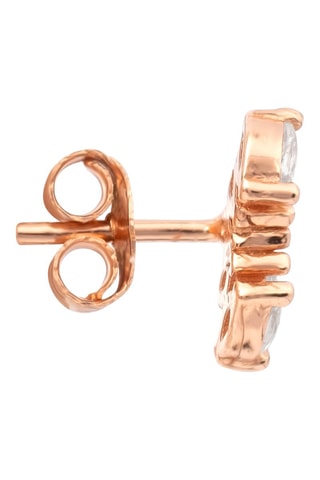 Brinco Prata banhada a ouro rosa