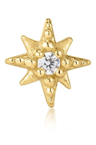 Brinco Prata banhada a ouro amarelo