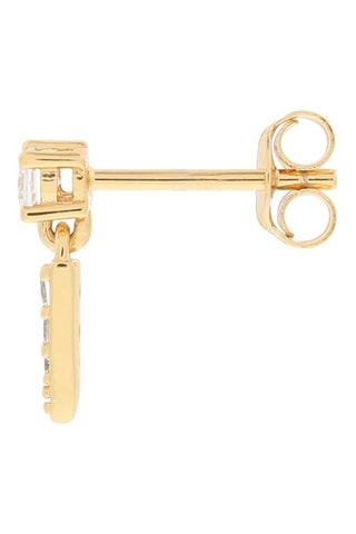 Brinco Prata banhada a ouro amarelo