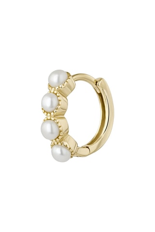 Créole Niki - Argent plaqué or jaune et perles de culture d’eau douce