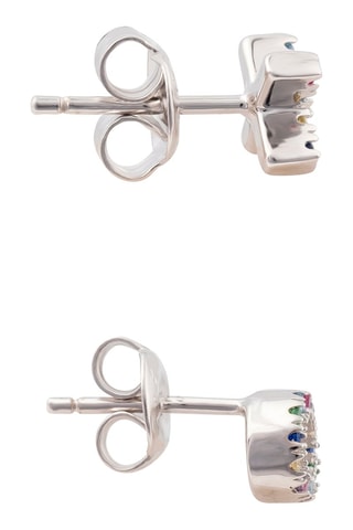 Brincos assimétricos Prata